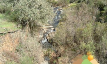 Cascada Los Guindos, Río Ceballos